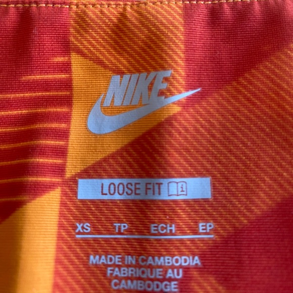 Nike Geometric Orange Tennis Jumpsuit Women’s XS NWT - Picture 7 of 12